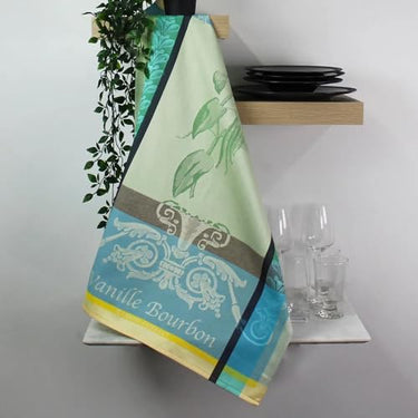 Garnier-Thiebaut Vanille Bourbon French Jacquard Küchentuch, 55,9 x 76,2 cm, Baumwolle im Sale